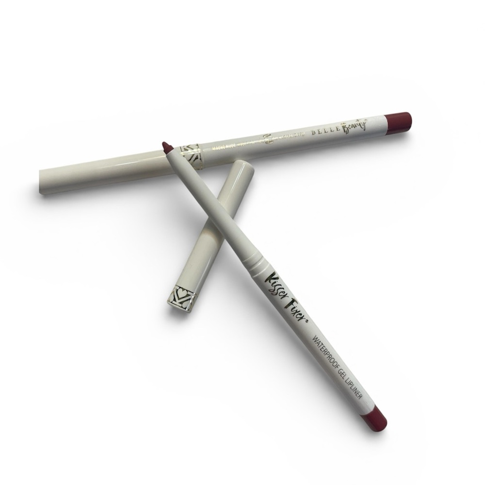 Kisser Fixer Waterproof Gel Lipliner by Kim Gravel Mauve Nude price is for 1